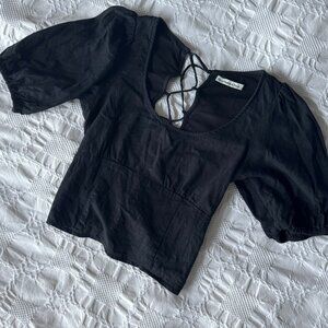 Abercrombie & Fitch Puff Sleeve Top